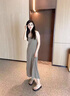 百麗踏法式套趾水鉆涼拖鞋女夏外穿2025新款仙女風(fēng)配裙子平底羅馬沙灘鞋 銀色 37 法式套趾水鉆涼拖鞋 曬單實(shí)拍圖