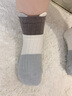 愛寶適嬰兒襪子春秋寶寶地板襪腳套兒童學(xué)步襪防滑防著涼襪3雙裝M碼T135 曬單實(shí)拍圖