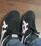 Onitsuka Tiger鬼塚虎TOKUTEN男女時尚潮流低幫復(fù)古德訓(xùn)鞋 黑色/粉紅色 37 曬單實拍圖