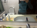 Olrain歐芮兒深灰色立領(lǐng)T恤秋季女裝通勤長(cháng)袖修身上衣內搭打底衫 深灰色 S 曬單實(shí)拍圖