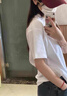 允橘白色短袖女純棉t恤新款2025年上衣體恤顯瘦遮肚子寬松學(xué)生女裝 圓領(lǐng)寬松白色短袖 均碼 【建議80-120斤】 曬單實(shí)拍圖