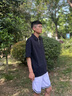 卡賓（CABBEEN）【重磅純棉】男裝火元素logo短袖Polo衫拉鏈翻領(lǐng)上衣潮牌T恤 煤黑色01 L /175/50 曬單實拍圖
