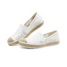 斯凱奇（Skechers）七夕禮物女鞋夏季小香風(fēng)漁夫鞋蕾絲淺口平底單鞋透氣休閑鞋114044 曬單實(shí)拍圖