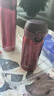 膳魔師（THERMOS） 進口保溫杯壺男女水杯子小容量車載彈蓋杯JNL-350系列 JNL-350-BGD 櫻桃紅 350ml 曬單實拍圖