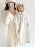 七樂豆嬰兒夏季防曬衣服薄款小月齡寶寶全身外出長(zhǎng)外套幼兒長(zhǎng)款披風(fēng)斗篷 卡其 均碼 (L) 曬單實(shí)拍圖