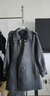KBNE【全羊毛】灰色毛呢外套呢子大衣2024新款小個(gè)子氣質(zhì)秋冬女裝 灰色 S 曬單實(shí)拍圖