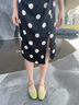 GEOX杰歐適女鞋2025春季新款平底樂福鞋簡約舒適百搭休閑涼鞋女 綠色 37 曬單實(shí)拍圖
