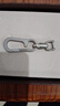 標車(chē)族鈦合金汽車(chē)鑰匙扣男腰掛防丟刻字適用本田大眾寶馬奔馳奧迪馬蹄扣 大鉤款-磨砂 曬單實(shí)拍圖