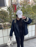 衣典零一（LEDIALYI）時(shí)尚韓版連帽牛仔外套女2025春季新款高級(jí)感休閑氣質(zhì)百搭?yuàn)A克上衣 圖片色 S （建議85-105斤） 曬單實(shí)拍圖