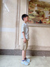 小豬班納男童短褲夏季2025新款中大童冰絲速干五分褲夏款兒童工裝運(yùn)動(dòng)褲子 卡其/純色 110 曬單實(shí)拍圖