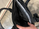 ELLE HOMME男士商務(wù)公文包 輕奢頭層牛皮手提包 斜跨電腦包男包03610黑色 曬單實拍圖