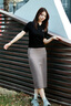 DESCENTE 迪桑特WOMEN’S TRAINING系列女士針織裙夏季新品 BR-棕色 S (160/62A) 曬單實(shí)拍圖
