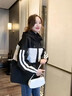 棉致撞色沖鋒衣外套女短款2025年春季新款小個(gè)子韓版百搭休閑運動(dòng)上衣 黑色 春秋-精品雙層 M 建議90-105斤 曬單實(shí)拍圖
