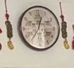 VICSTAR子午流注鐘表養生掛鐘美容院創(chuàng  )意會(huì )所中醫十二時(shí)辰經(jīng)絡(luò )客廳掛鐘 1811雙色木紋色（直徑35cm） 曬單實(shí)拍圖