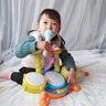 聚樂寶貝兒童打鼓玩具寶寶架子鼓樂器早教益智手拍鼓嬰兒1一2到3歲男女孩6 【禮盒】麥克風(fēng)升級架子鼓-充電 曬單實拍圖