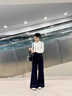 佐敘薄款復(fù)古顯瘦闊腿牛仔褲女2025夏季新款高腰垂感時(shí)尚寬松女休閑褲 深藍(lán)色 當(dāng)/次日達(dá) M 【建議90-105斤】 曬單實(shí)拍圖