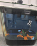 美諾魚(yú)缸客廳免換水家用中小型智能1.2米雙圓形靠墻大型背濾金龍魚(yú)缸 黑色【高清玻璃+顯示屏+魚(yú)缸大禮包】 120*50*138 曬單實(shí)拍圖