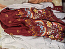 雷姆汀女童馬面裙套裝中國(guó)風(fēng)日常兒童漢服古裝半身裙女寶寶夏季薄款唐裝 酒紅馬面裙+長(zhǎng)袖+10件套贈(zèng)品配鞋 140 曬單實(shí)拍圖