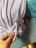 SN美麗奴羊毛16.5微米男女長(zhǎng)袖T恤純色吸濕跑步T恤上衣*50/50系列 淺薰紫（140g） 【女款】 L 曬單實(shí)拍圖