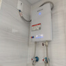 格林姆斯（GLEMOS）即熱式電熱水器 變頻多模增壓大水量75℃高溫熱水節(jié)能速熱免儲水過水熱直熱式恒溫電熱水器 10000W GL20白【功率可調+藍牙音樂】 曬單實拍圖