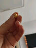 周六福3D硬金足金福葫蘆和田玉手串女款 Y1911809 17cm 七夕情人節(jié)禮物 曬單實(shí)拍圖