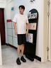卡賓（CABBEEN）【重工刺繡】涼感短袖T恤男2024夏季新款潮牌休閑冰絲上衣女 漂白色02 50/175/L 曬單實拍圖