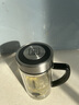 希諾（HEENOOR）雙層玻璃杯男士帶手柄辦公杯帶濾網(wǎng)大容量泡茶水杯西諾時尚水晶杯 XN-6721 435ML 曬單實拍圖