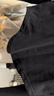 UR秋冬新款女裝休閑紐扣式插肩袖連帽長袖T恤UYY440056 黑色 M 曬單實拍圖