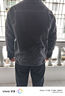 真維斯（Jeanswest）牛仔外套男士2025年新款春秋男裝工裝夾克秋季男裝 301黑灰色 L (建議130-150斤) 曬單實拍圖