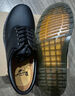 馬丁（DR.MARTENS）8053英倫風(fēng)男款夏季舒適圓頭德比鞋軟皮黑色單鞋 黑色 43 曬單實(shí)拍圖