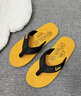 Lee夏季拖鞋男2025新款高端人字拖男士潮牌外穿防滑夾趾沙灘涼鞋 黃色 41 (255mm) 曬單實(shí)拍圖