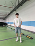 卡賓（CABBEEN）【冰氧吧藍牛】直筒牛仔短褲男2025夏新款涼感透氣休閑五分褲 蔚藍色47 30 /175/L 曬單實拍圖
