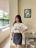 Khwfjas國際一線品牌灰色西裝不規(guī)則半身裙女2025春夏時尚A字短裙 灰色 L (28) 推薦105-115斤 曬單實拍圖