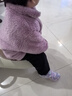 月星童鞋  兒童跑步鞋女童公主范休閑鞋小女孩鞋運動鞋輕盈護足機能鞋 紫色 27 (內(nèi)長17cm適合腳長16.5cm) 曬單實拍圖