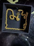 中鑫珠寶 黃金龍骨項(xiàng)鏈男款足金999.9金鏈子四方泰國(guó)鏈霸氣老板鏈父親節(jié)日 福字款33.7克 （長(zhǎng)48厘米） 曬單實(shí)拍圖