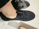 宜馳（EGCHI）老人鞋足力休閑健步鞋軟底一腳蹬爸爸媽媽鞋 YS31106 黑色 40  曬單實拍圖