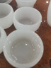 向都琉璃茶具蓋碗套裝高檔家用辦公會(huì)客功夫茶具泡茶碗茶杯茶漏公道杯 白玉琉璃-安全包裝 9件 曬單實(shí)拍圖