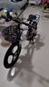 永久（FOREVER） 兒童自行車(chē)學(xué)生山地車(chē)單車(chē)6-10歲以上18寸20寸小男女孩大童幼兒 黑藍 7速-三刀輪【整車(chē)發(fā)貨】 【20寸】適合身高：130-155cm 曬單實(shí)拍圖