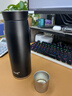 花間道燜茶杯保溫杯男士大容量泡茶杯白茶悶泡杯車載茶水杯420ml烏金黑 曬單實拍圖