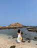 小野七天三亞旅游衣服出游超仙吊帶裙沙灘裙海邊度假連衣裙ins超火連衣裙 白色 S 曬單實(shí)拍圖