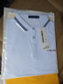 漢角 夏季男士短袖t恤純棉修身翻領(lǐng)反領(lǐng)有領(lǐng)帶領(lǐng)上衣服polo打底衫男裝 黃色+白色【更實(shí)惠】 L/170【100-120斤】 曬單實(shí)拍圖