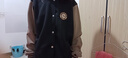 DXOT美式復古棒球服外套少女春秋2025新款初中高中學生學院風ins潮女 黑色款 常規(guī) XL 建議 125-150斤 曬單實拍圖