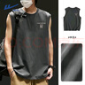 回力（Warrior）背心男純棉美式復古潮流無(wú)袖寬肩男士運動(dòng)健身籃球砍袖百搭打底衫 【純棉透氣】-中灰#HL山野霧X L 曬單實(shí)拍圖