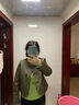 片斷（dribs＆drabs）片斷外套女2025春季新款立領(lǐng)新國(guó)風(fēng)盤(pán)扣休閑復(fù)古百搭短款PU皮衣 綠咖 M 160/84A 曬單實(shí)拍圖
