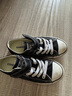 匡威（Converse）童鞋兒童低幫帆布鞋春季男女童全明星新品經(jīng)典款軟底魔術(shù)貼帆布鞋 黑色[經(jīng)典款新版】 偏大選小一碼 31 【建議腳長20cm】 曬單實(shí)拍圖
