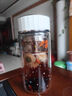 斯坦奇 STANCHION星星雙層高硼硅玻璃茶杯耐熱防爆耐高溫水杯女生ins高顏值泡茶杯 【單杯款400ML】白豎紋蓋 曬單實(shí)拍圖