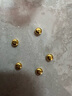 佐卡伊黃金投資金999足金女攢金收藏小金豆豆七夕情人節(jié)禮物定價約5克 曬單實拍圖