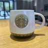星巴克正品星巴克杯子銅牌杯魚(yú)鱗杯杯咖啡杯馬克杯水杯伴手禮節日禮物 白色魚(yú)鱗杯原盒 414ml 曬單實(shí)拍圖