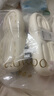 果殼（Gukoo）拖鞋女夏季小狗包頭洞洞鞋黑白百搭女士居家涼拖鞋 米白 40-41  曬單實(shí)拍圖
