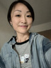 對(duì)白復(fù)古撞色拼接牛仔襯衫女2025年秋季新款寬松休閑百搭襯衣外套 牛仔灰藍(lán) S 曬單實(shí)拍圖